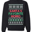 Santa's Favorite Homo Ugly Christmas Sweater Unisex Crewneck Sweatshirt