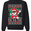 Yo Yo Yo Black Santa Ugly Christmas Sweater Unisex Crewneck Sweatshirt