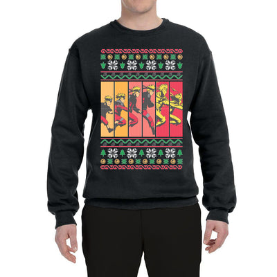 Anime Comic Cartoon Ugly Christmas Sweater Unisex Crewneck Graphic Sweatshirt