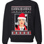 I'm the Naughty Type Song Parody | Billie Music Fan Xmas  Ugly Christmas Sweater Unisex Crewneck Sweatshirt