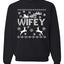 Christmas Wifey Love Merry Ugly Christmas Sweater Unisex Crewneck Graphic Sweatshirt