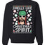 Smells Like Christmas Spirit Merry Ugly Christmas Sweater Unisex Crewneck Graphic Sweatshirt