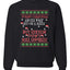 Elf on A Shelf But Epstein Didn't Kill Himself Merry Ugly Christmas Sweater Unisex Crewneck Graphic Sweatshirt