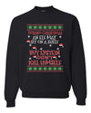 Elf on A Shelf But Epstein Didn't Kill Himself Merry Ugly Christmas Sweater Unisex Crewneck Graphic Sweatshirt