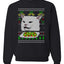 Women Yelling At Cat Meme Funny Twitter Tik Tok 2019  Ugly Christmas Sweater Unisex Crewneck Sweatshirt
