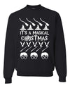 It's A Magical Christmas Wizard Merry Ugly Christmas Sweater Unisex Crewneck Graphic Sweatshirt