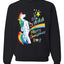 Unicorn Pissing Rainbow Merry Ugly Christmas Sweater Unisex Crewneck Graphic Sweatshirt