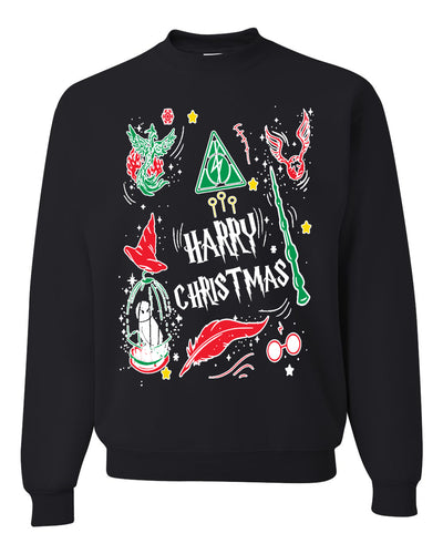 Harry Christmas Ugly Christmas Sweater Christmas Unisex Crewneck Graphic Sweatshirt