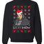 Let It Snow Jon Snow Full Color GoT Merry Ugly Christmas Sweater Unisex Crewneck Graphic Sweatshirt