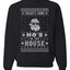 Theres Some Hos in The House Santa Merry Ugly Christmas Sweater Unisex Crewneck Graphic Sweatshirt