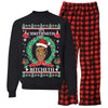 It's Chrithmith Bitcheth Tyson Lisp Ugly Christmas Sweater Sweatshirt Bundle with Micropolar Fleece Pants