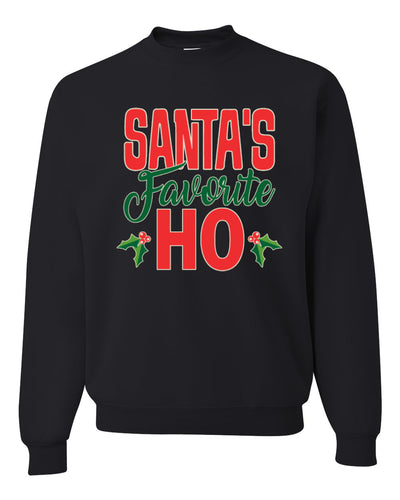Santa's Favorite Ho Unisex Crewneck Sweatshirt