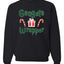 Gangsta Wrapper Merry Christmas Unisex Crewneck Graphic Sweatshirt