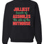 Jolliest Bunch of Assholes Nuthouse Merry Christmas Vacation Merry Christmas Unisex Crewneck Graphic Sweatshirt