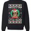 Santa's Little Yelper  Merry Ugly Christmas Sweater Unisex Crewneck Graphic Sweatshirt