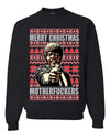 Merry Christmas Motherfuckers Christmas Unisex Crewneck Graphic Sweatshirt