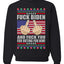 Fuck Biden and Fuck You For Voting For Him  Merry Ugly Christmas Sweater Unisex Crewneck Graphic Sweatshirt