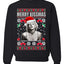 Merry Kissmas  Merry Ugly Christmas Sweater Unisex Crewneck Graphic Sweatshirt