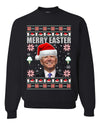 Merry Easter Christmas Unisex Crewneck Graphic Sweatshirt