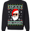 Original Hipster IPAs and Sleigh?!  Merry Ugly Christmas Sweater Unisex Crewneck Graphic Sweatshirt