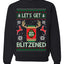 Let's Get Blitzened Rein Beer  Merry Ugly Christmas Sweater Unisex Crewneck Graphic Sweatshirt