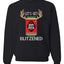 Let's Get Blitzened Christmas Unisex Crewneck Graphic Sweatshirt