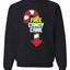 Free Candy Cane  Christmas Unisex Crewneck Graphic Sweatshirt