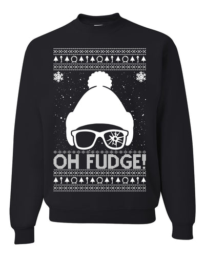 Oh Fudge Funny Movie Meme  Ugly Christmas Sweater Unisex Crewneck Graphic Sweatshirt