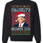 All I Want For Christmas Is Desantis 2024 President Elections Ugly Christmas Sweater Unisex Crewneck Graphic Sweatshirt