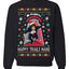 Nakatomi Plaza Happy Trails Hanz Ugly Christmas Sweater Unisex Crewneck Graphic Sweatshirt