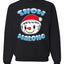 Snow Malone Snowman Face Tatoo Funny Parody Ugly Christmas Sweater Unisex Crewneck Graphic Sweatshirt