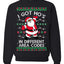 Black Santa Claus I Got Ho's in Different Area Codes Ugly Christmas Sweater Unisex Crewneck Graphic Sweatshirt