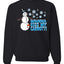 Snowman Dick Joke Wanna Kiss My Carrot Snowflakes Ugly Christmas Sweater Unisex Crewneck Graphic Sweatshirt