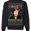 Aunt Grace? She Died 30 Years Ago, Blessing Ugly Christmas Sweater Unisex Crewneck Sweatshirt