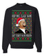 Will Slap Chris Meme Mrs Claus' Name Out Your Mouth Clean Ugly Christmas Sweater Unisex Crewneck Graphic Sweatshirt