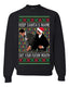 Will Slapping Chris Wife Joke Award Show Meme Parody  Ugly Christmas Sweater Unisex Crewneck Graphic Sweatshirt