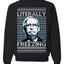 Literally Freezing McConnell Senator Ugly Christmas Sweater Unisex Crewneck Sweatshirt