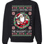 Always Shooting For The Naughty List Ugly Christmas Sweater Unisex Crewneck Sweatshirt