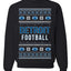 City of Detroit DET American Football Fantasy Fan Ugly Christmas Sweater Unisex Crewneck Sweatshirt