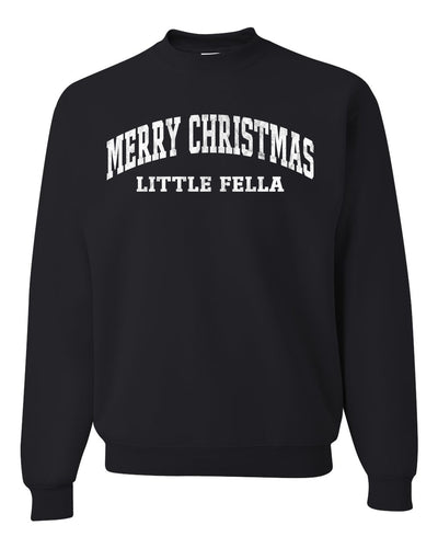 Vintage Movie Quote Merry Christmas Little Fella Christmas Unisex Crewneck Sweatshirt