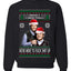 Here To F Stuff Up Step Brothers Holiday Pose Ugly Christmas Sweater Unisex Crewneck Sweatshirt