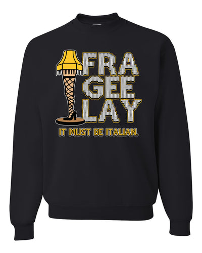FRA-GEE-LAY Leg Lamp Story Christmas Unisex Crewneck Sweatshirt