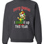Sorry Santa I Elfed It Up This Year  Merry Christmas Unisex Crewneck Graphic Sweatshirt