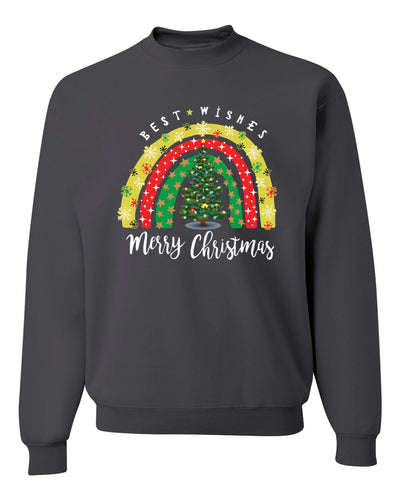 Merry Merry Christmas Best Wishes  Merry Christmas Unisex Crewneck Graphic Sweatshirt