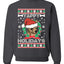 Yappy Holidays  Merry Ugly Christmas Sweater Unisex Crewneck Graphic Sweatshirt