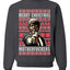 Merry Christmas Motherfuckers  Merry Ugly Christmas Sweater Unisex Crewneck Graphic Sweatshirt