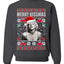Merry Kissmas  Merry Ugly Christmas Sweater Unisex Crewneck Graphic Sweatshirt