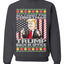 All I Want For Christmas is Trump Back In Office  Merry Ugly Christmas Sweater Unisex Crewneck Graphic Sweatshirt