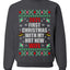 First Christmas With My Hot New Wife  Merry Ugly Christmas Sweater Unisex Crewneck Graphic Sweatshirt