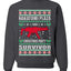 Nakatomi Plaza Christmas Party Survivor Merry Ugly Christmas Sweater Unisex Crewneck Graphic Sweatshirt